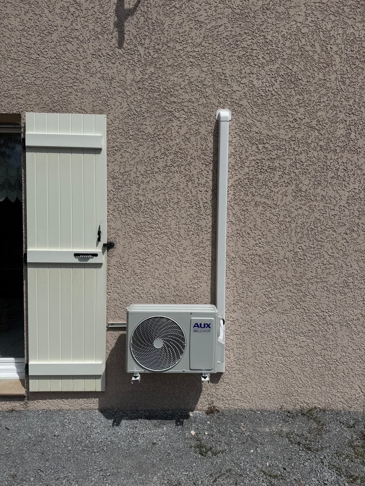 Installation climatisation réalisée par Dualis ENR